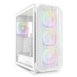 ATX Semi-t�rn kasse Sharkoon AK5M RGB Hvid #1