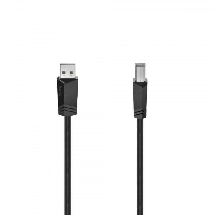 USB 2.0 A til USB B-kabel Hama 00200602 Sort #1