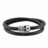 Unisex armbnd Thomas Sabo UB0010-825-11 Slvfarvet Sort 15 cm #2