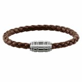 Unisex armbnd Thomas Sabo UB0019-823-2 Slvfarvet Brun 18,5 cm 16,5 cm #1