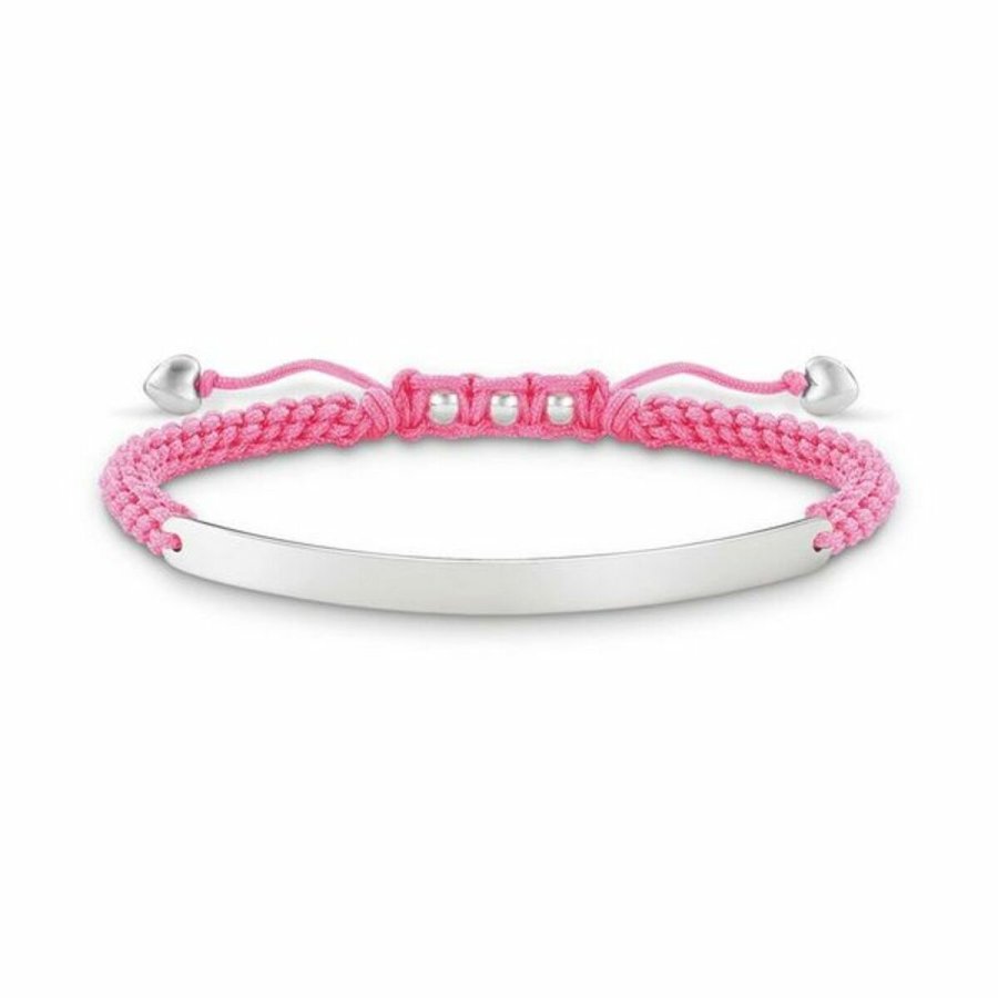 Armbnd til kvinder Thomas Sabo LBA0049-173-9 16 - 19 cm Slvfarvet Pink 21 cm #2