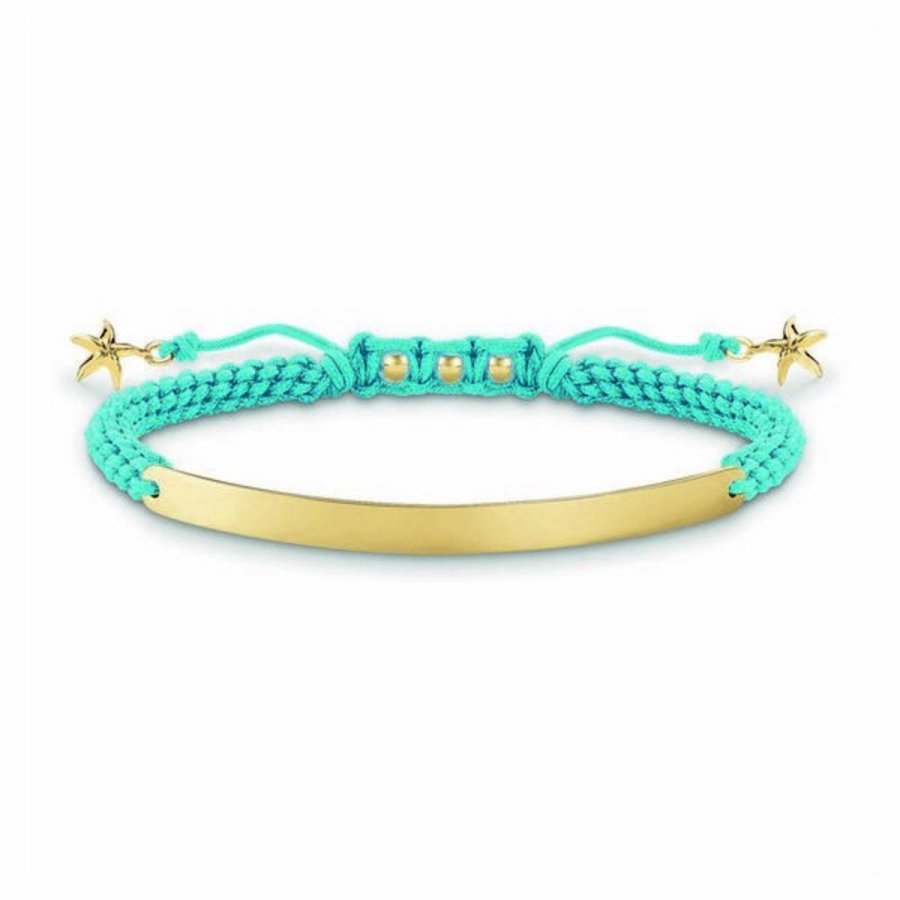 Armbnd til kvinder Thomas Sabo LBA0060-848-1 Bl Slv Gylden #2