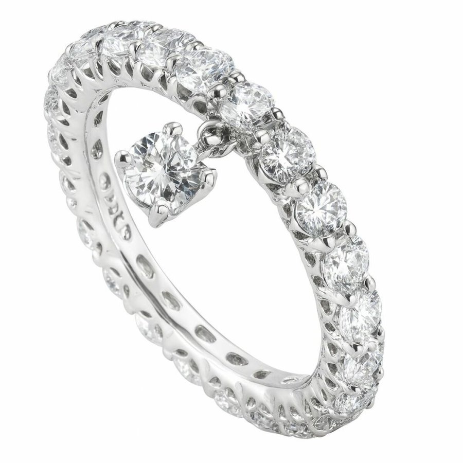 Ring til kvinder Diamonfire 6109781082160 Slvfarvet (16) #1