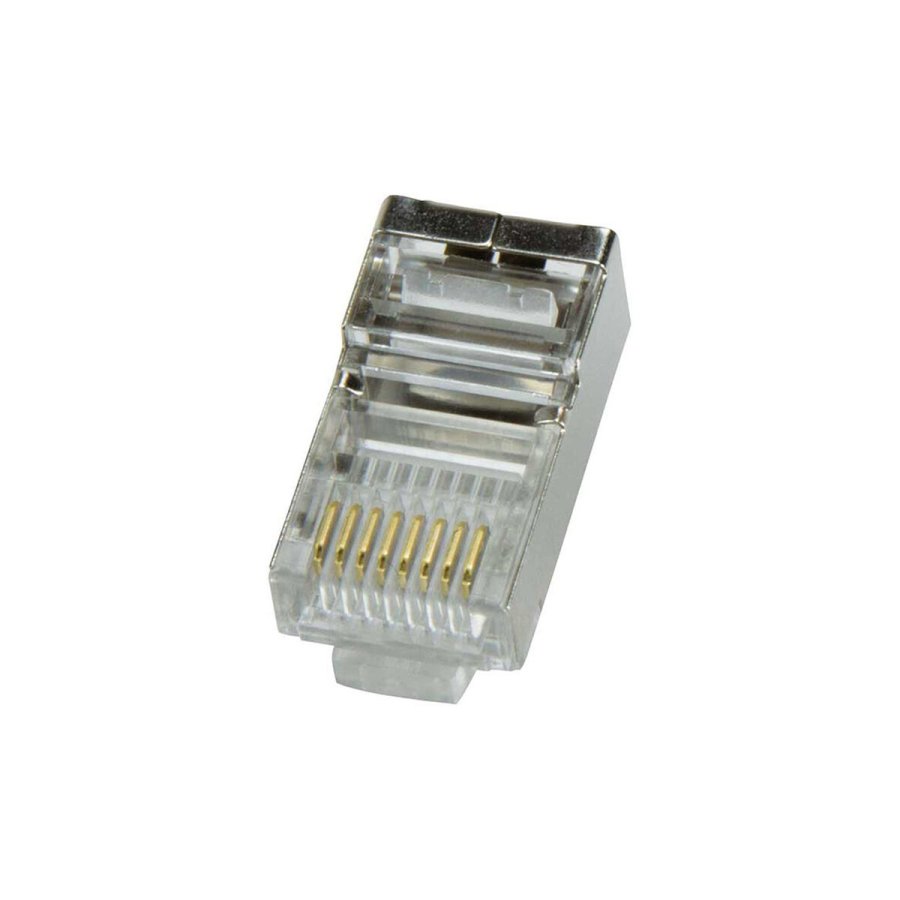 RJ45-stik LogiLink MP0003 100 enheder Slvfarvet #1