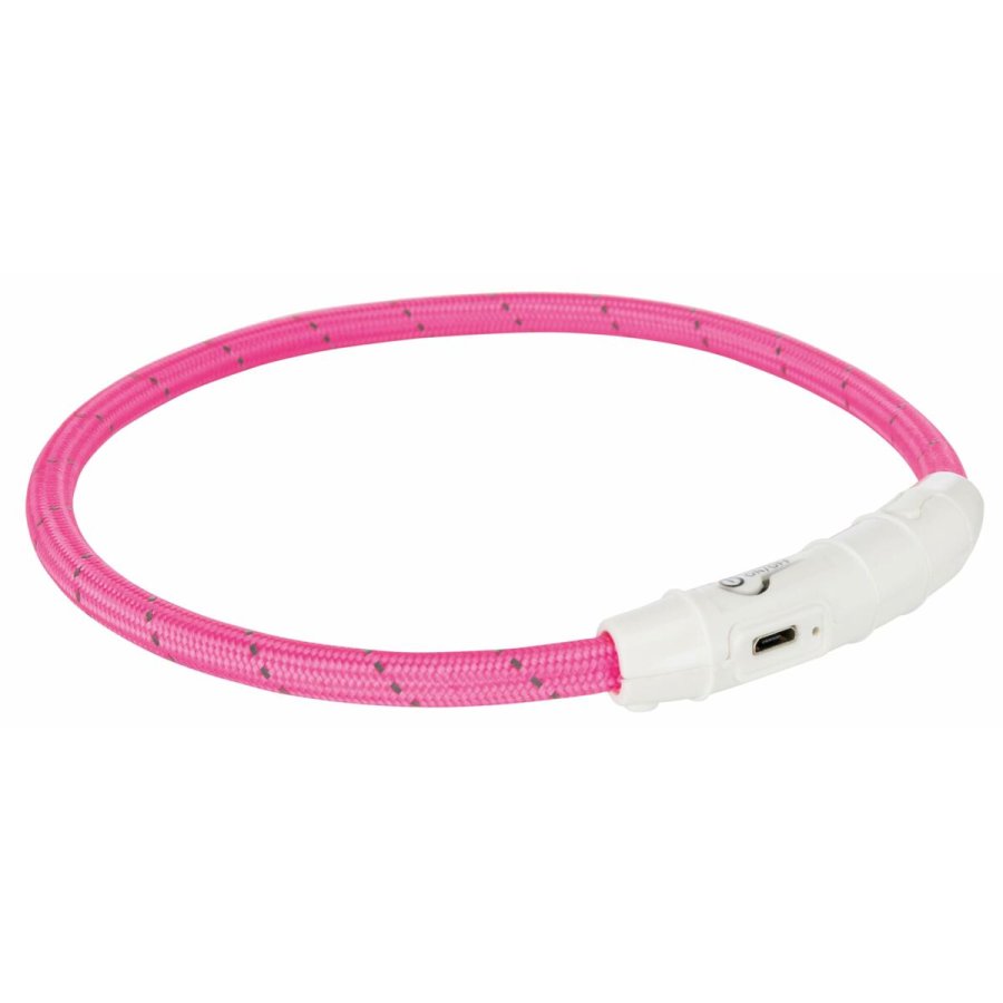 LED krave til kledyr Trixie Pink L/XL #2