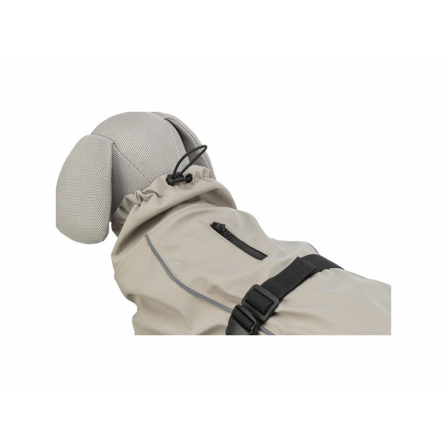 Hund regnfrakke Trixie Sand S #3
