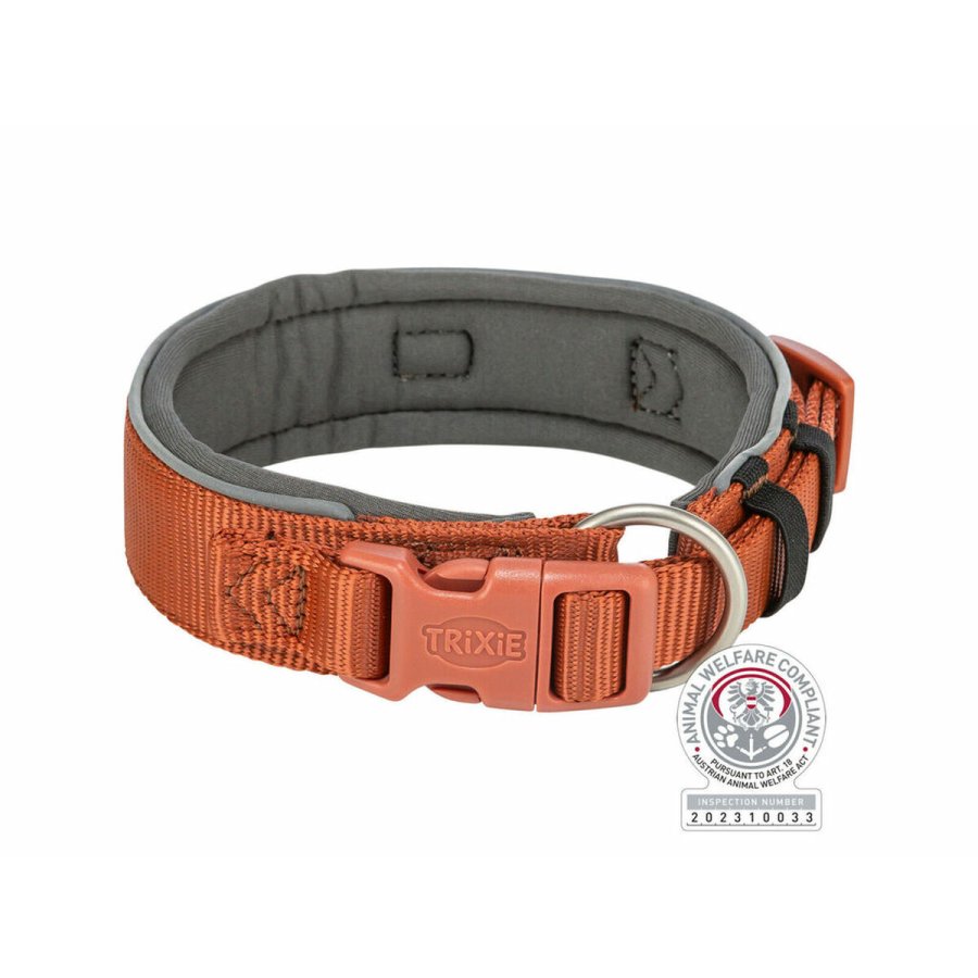Hundehalsbnd Trixie Premium Orange Grafit M/L 40-48 cm #1