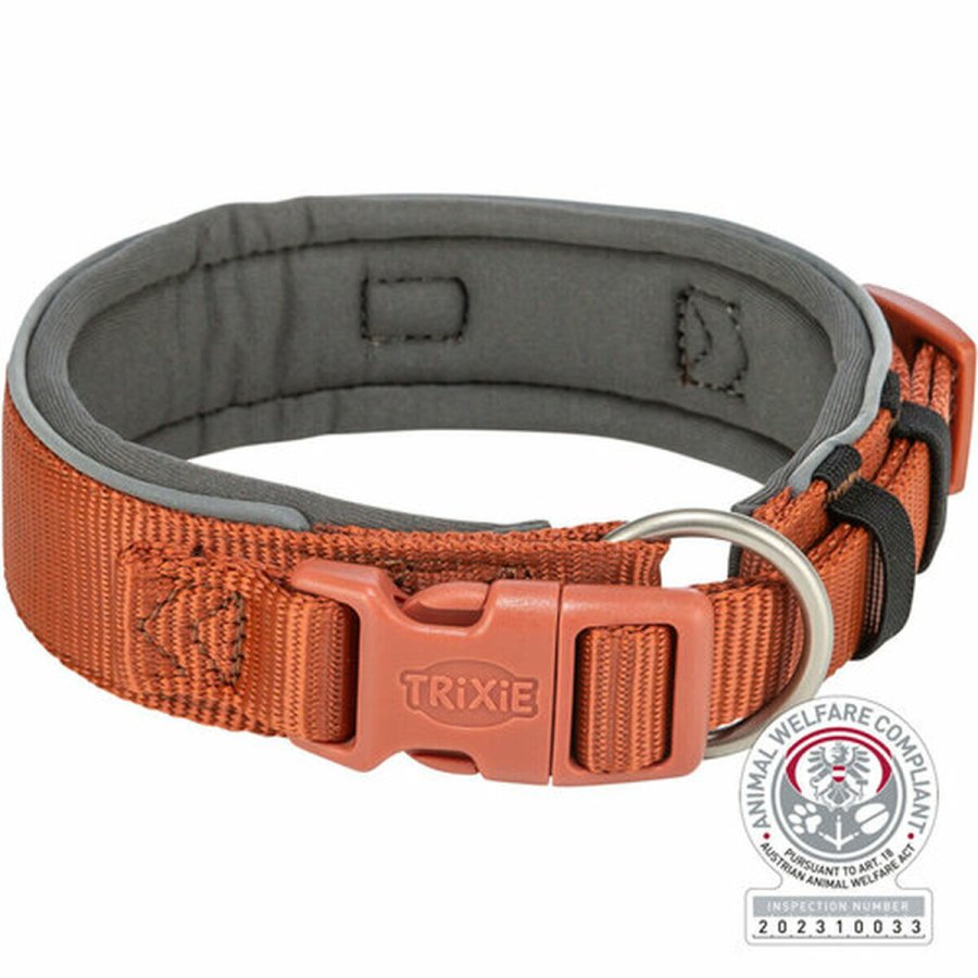 Hundehalsbnd Trixie Premium Orange Grafit M/L 40-48 cm #2