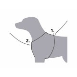 Hundesele Trixie Premium Trekking Grafit Sand XL #3