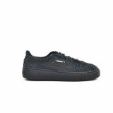 Sportssneakers til damer Puma Suede Platform Eletal Sort #4