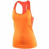 T-shirt til Damer uden rmer Reebok WOR Racerback LBTOP Orange #1