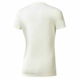 Kort�rmet T-shirt til Kvinder Reebok Training Split Tee Hvid #2