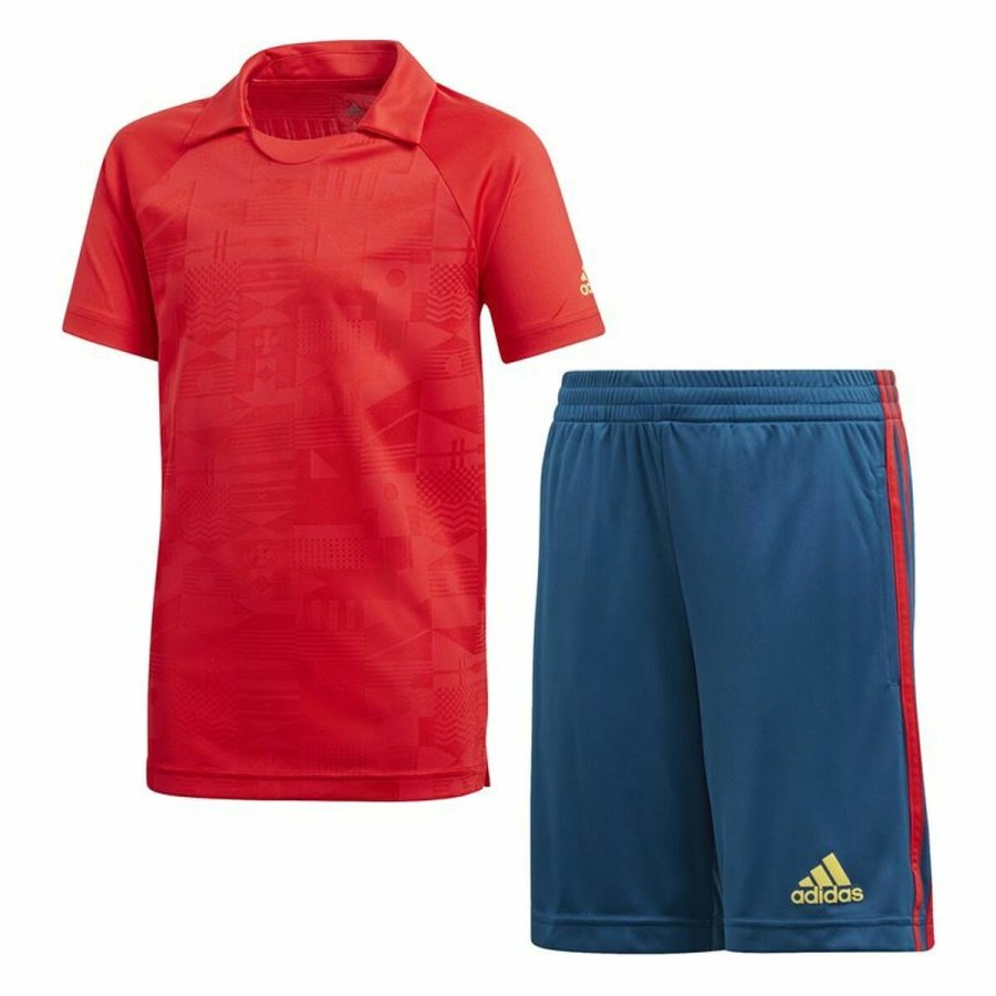 Trningsdragt til brn Adidas Originals Bl Rd #1