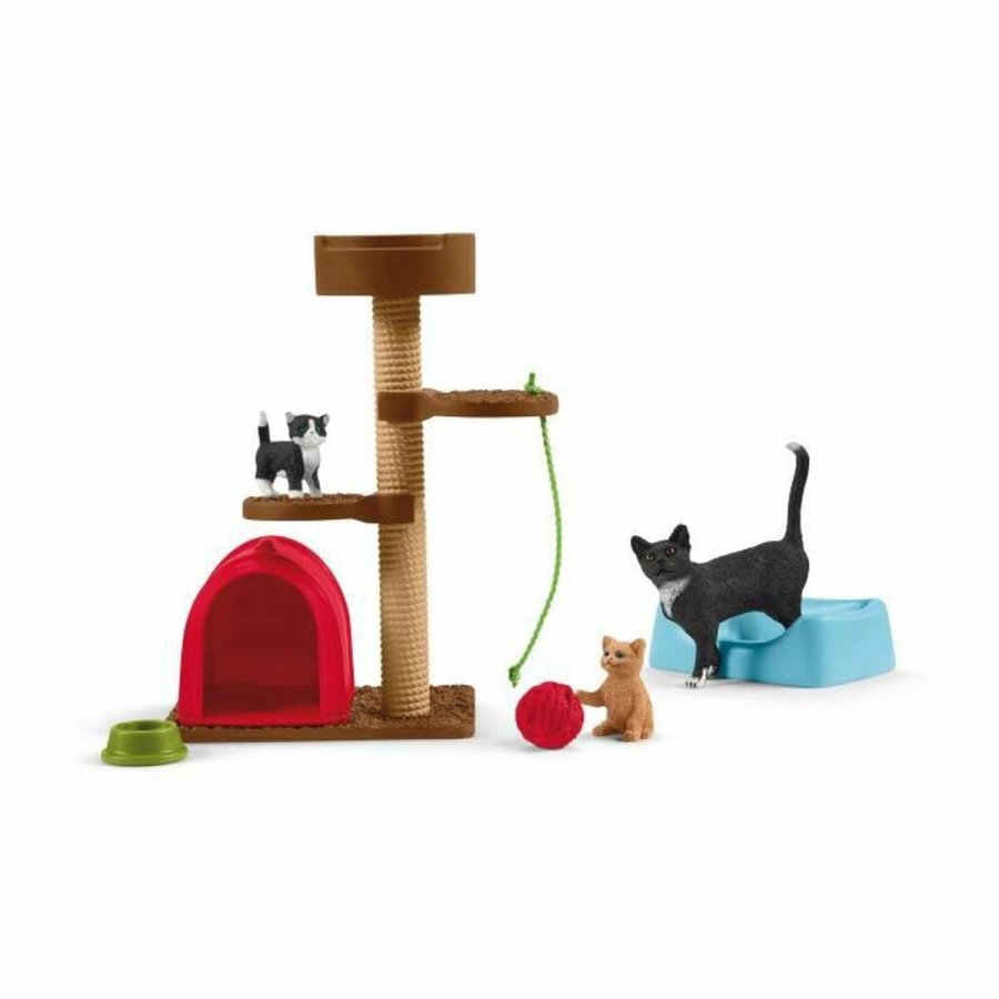 dyr Schleich Playtime for cute cats Plastik Katte #1