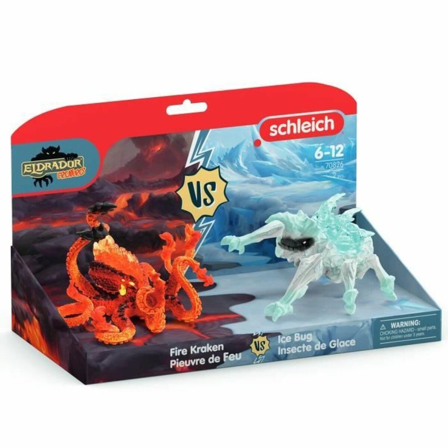 Tilbehr til dukkehus Schleich Lava Octopus vs Ice Bug Duo #5