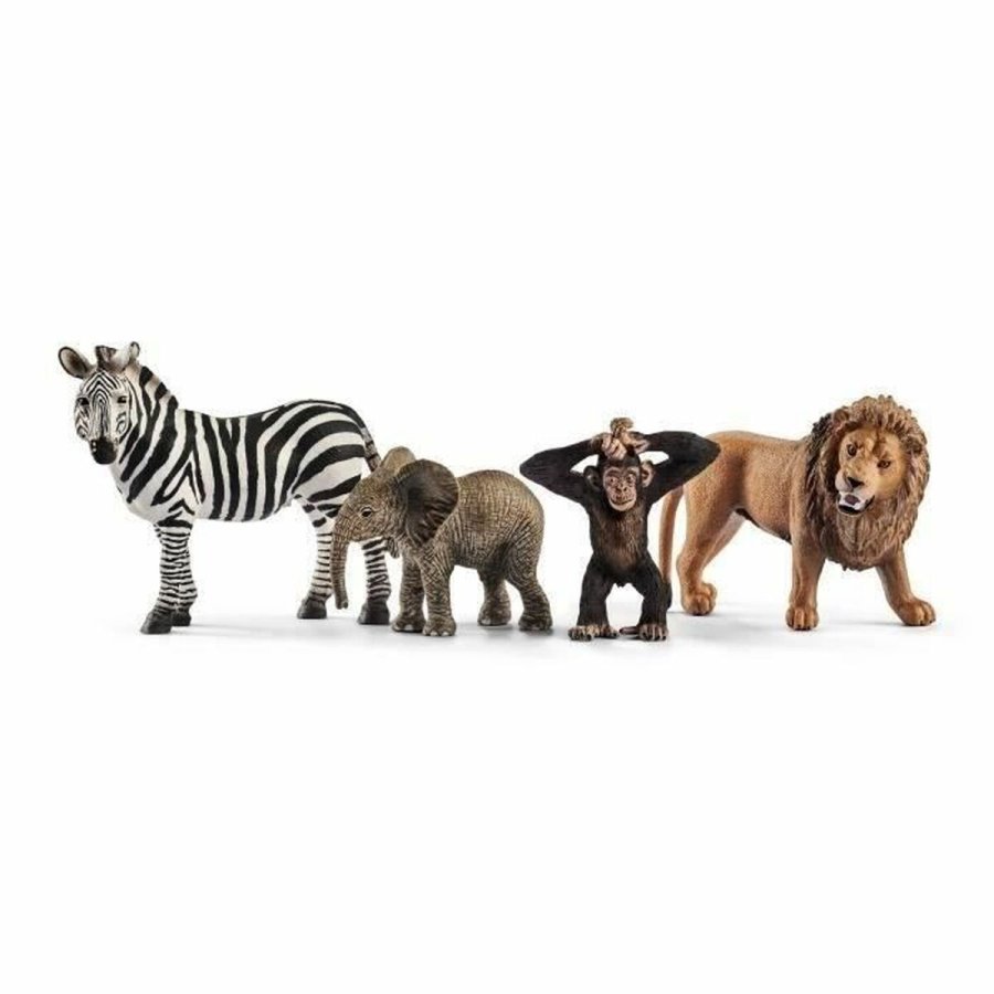 Dyrefigurer Schleich 42387 Wild Life: Safari 4 Dele Plastik #1