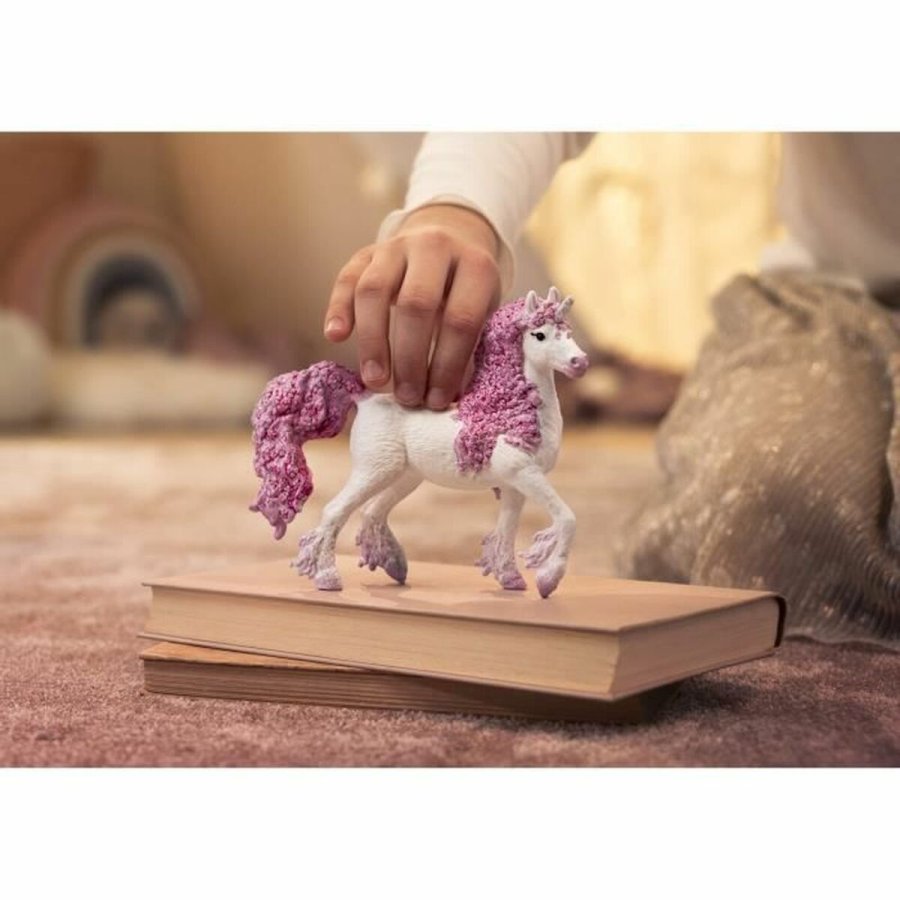 Action Figurer Schleich Flowery Unicorn Mare Figurine Enhjrning #2