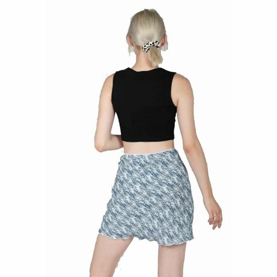 Kortrmet T-shirt til Kvinder 24COLOURS Casual Sort #6