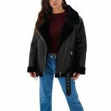 Jakke 24COLOURS Sort Dame #1