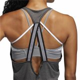 T-shirt til Damer uden rmer Adidas 3 Stripes Tank Mrkegr #3