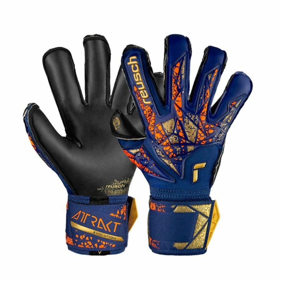Mlmandshandsker Reusch Attrakt Gold X Bl Voksne #4