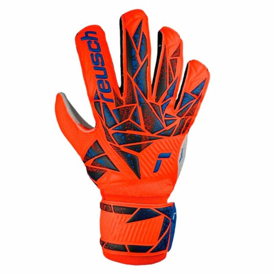 Mlmandshandsker Reusch Attrakt Solid Orange Voksne #1