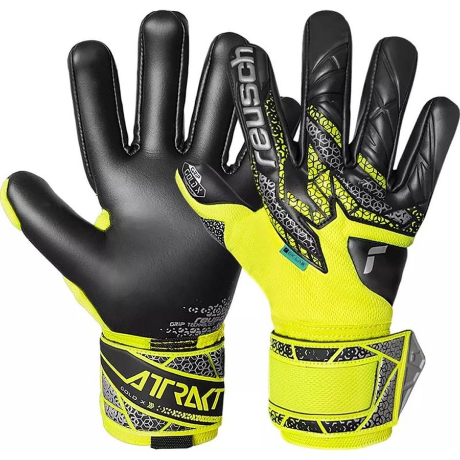 M�lmandshandsker Reusch Attrakt Gold X Nc Sort Voksne #4