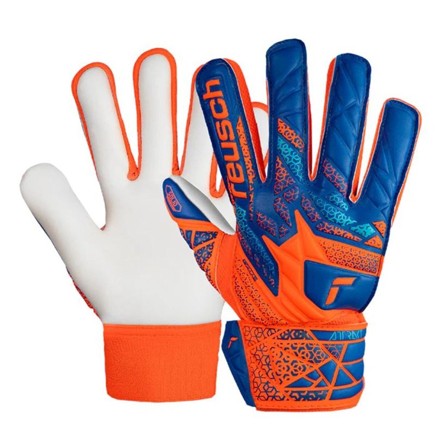 M�lmandshandsker Reusch Attrakt Starter Bl� Orange #4