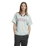 Kort�rmet T-shirt til Kvinder Adidas Originals Boyfriend Akvamarin #2