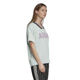 Kort�rmet T-shirt til Kvinder Adidas Originals Boyfriend Akvamarin #5