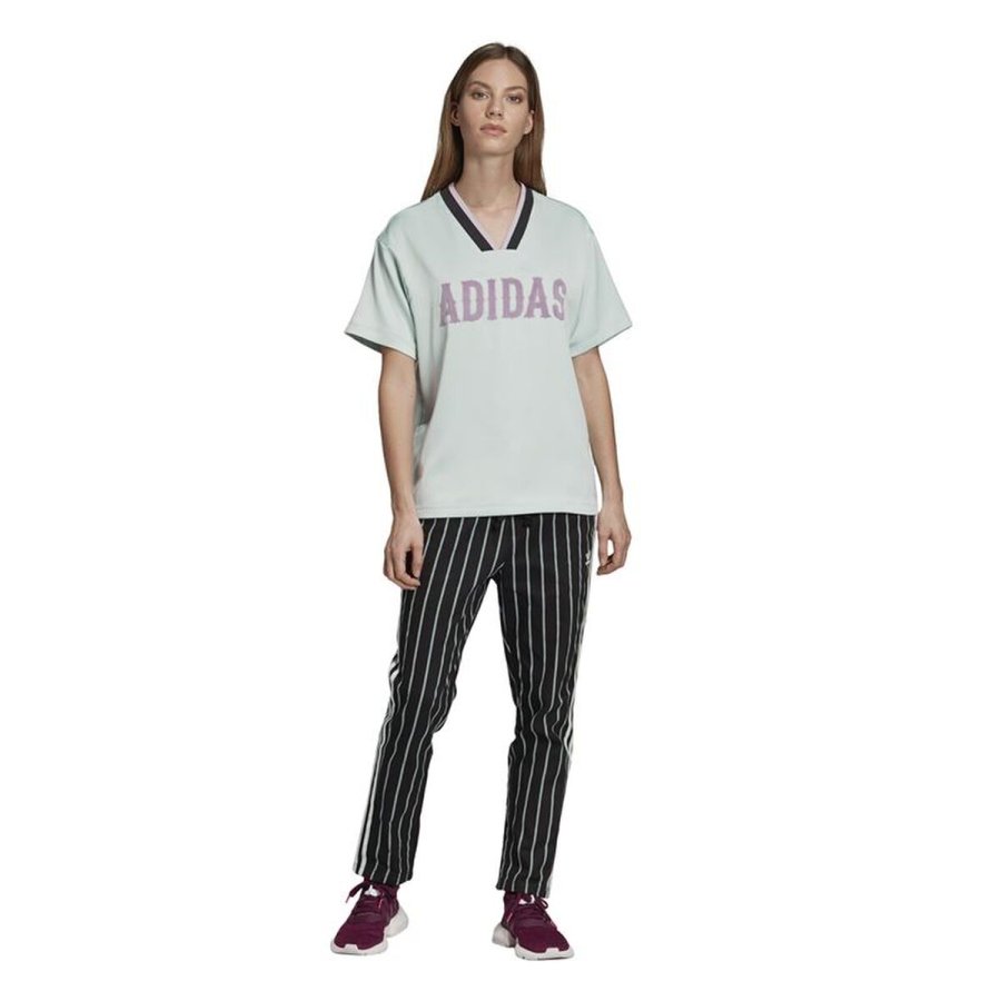 Kort�rmet T-shirt til Kvinder Adidas Originals Boyfriend Akvamarin #7