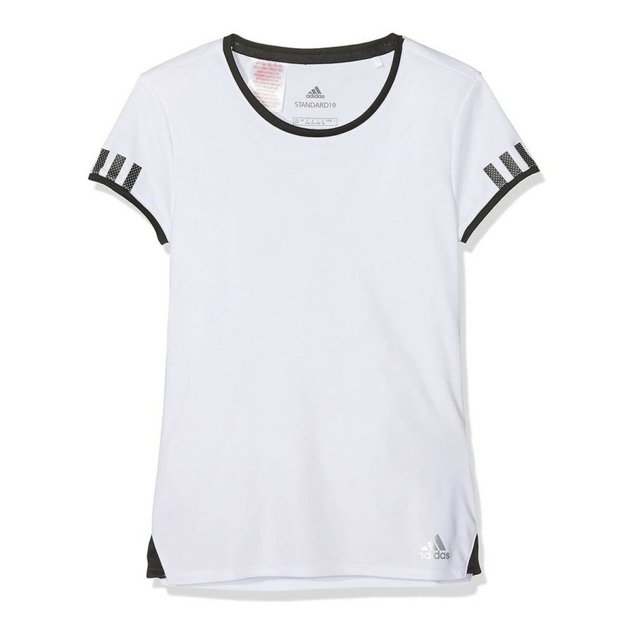 B�rne Kort�rmet T-shirt Adidas CLUB TEE DU2464 Hvid Polyester #1