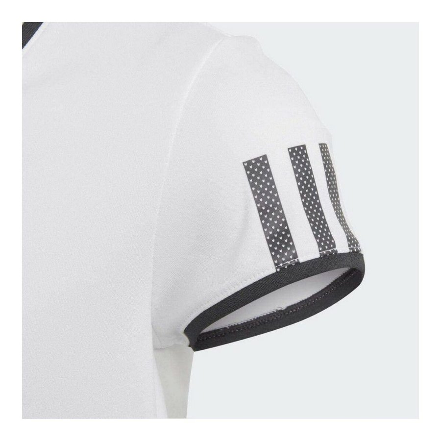 B�rne Kort�rmet T-shirt Adidas CLUB TEE DU2464 Hvid Polyester #3