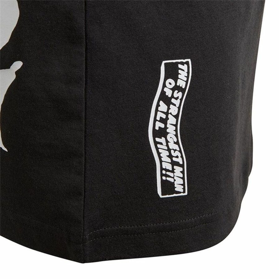 Kort�rmet T-shirt til B�rn Adidas Sportswear Hulk Graphic Sort #3