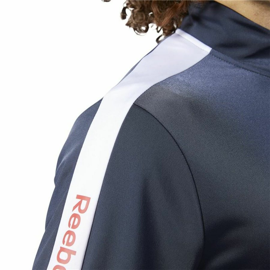 Sport Jakke til M�nd Reebok Essentials Linear Logo M�rkebl� #6