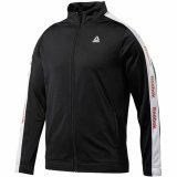 Sport Jakke til Mnd Reebok Essentials Linear Logo Sort #1
