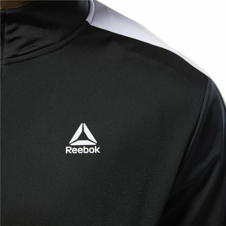 Sport Jakke til Mnd Reebok Essentials Linear Logo Sort #5