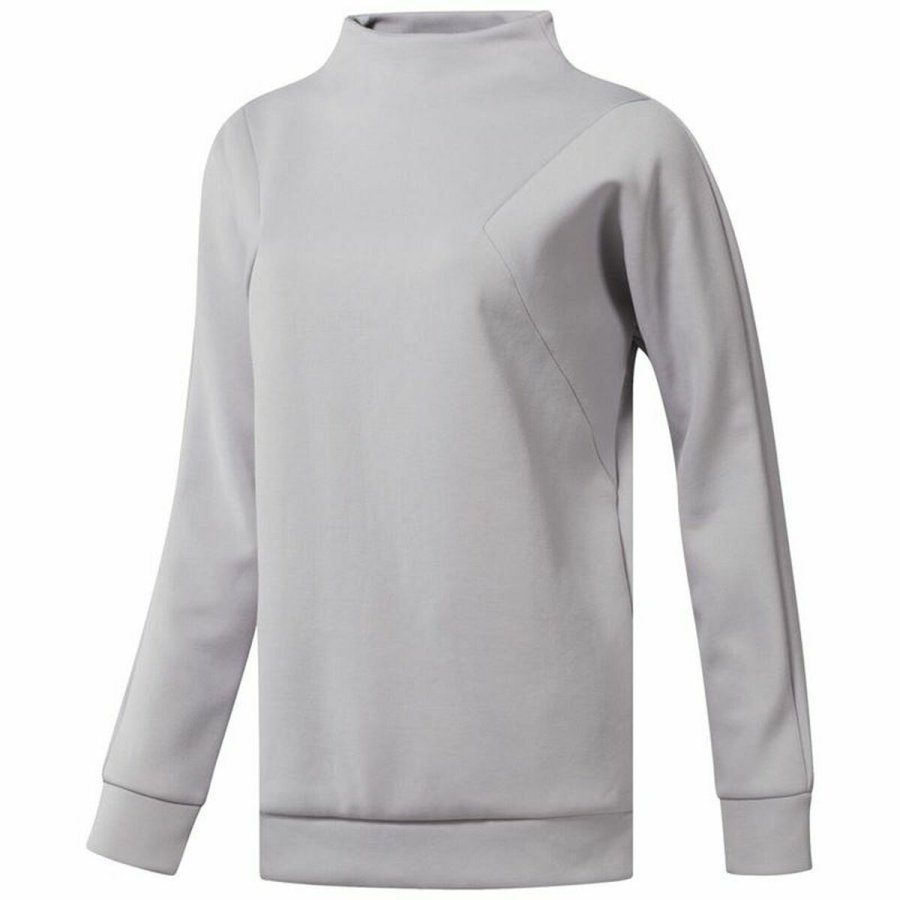 Sweaters uden Htte til Kvinder Reebok Training Supply Crew Lysegr #1