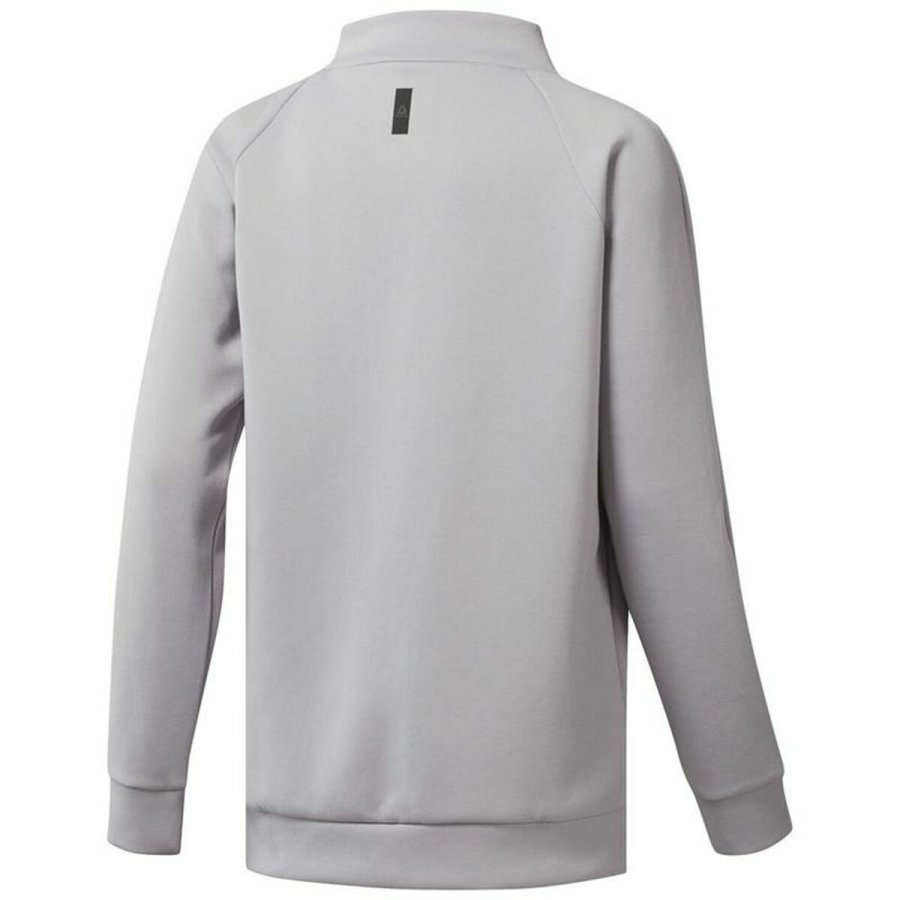 Sweaters uden Htte til Kvinder Reebok Training Supply Crew Lysegr #2