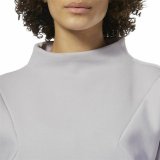 Sweaters uden Htte til Kvinder Reebok Training Supply Crew Lysegr #7