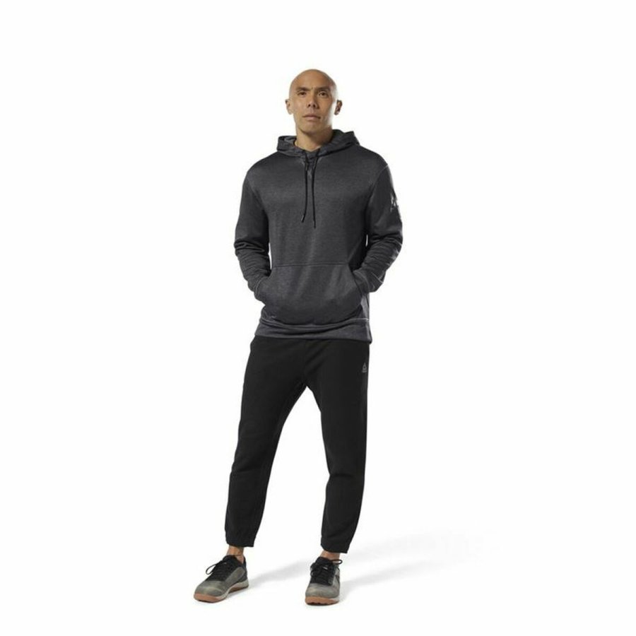 Httetrje til Kvinde Reebok Ready Poly Fleece Mrkegr #3