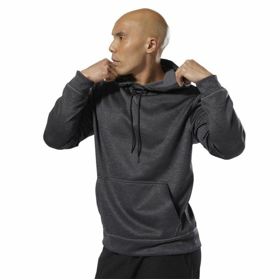 Httetrje til Kvinde Reebok Ready Poly Fleece Mrkegr #4