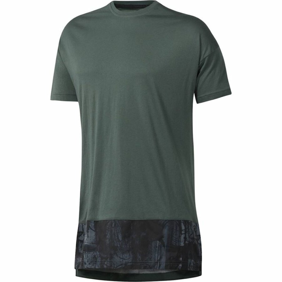 Kortrmet T-shirt til Mnd Reebok Essentials  Grn #1
