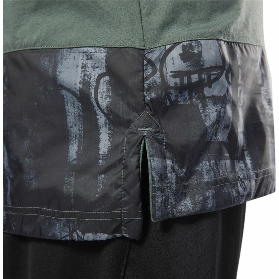 Kortrmet T-shirt til Mnd Reebok Essentials  Grn #2