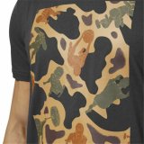 Kort�rmet T-shirt til M�nd Reebok Sportswear Training Camouflage Sort #6