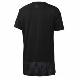 Kortrmet T-shirt til Mnd Reebok Sort #2