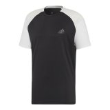 Kort�rmet T-shirt til M�nd Adidas CLUB C/B TEE DU0873 Sort #1