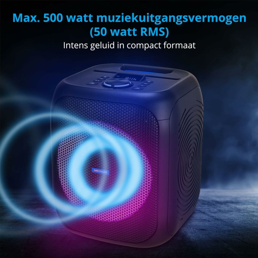 Brbare Bluetooth-hjttalere Medion Sort 50 W #7