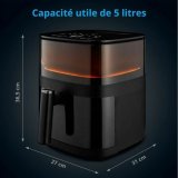 Varmluftsfrituregryde Medion Sort 1500 W 5 L #2