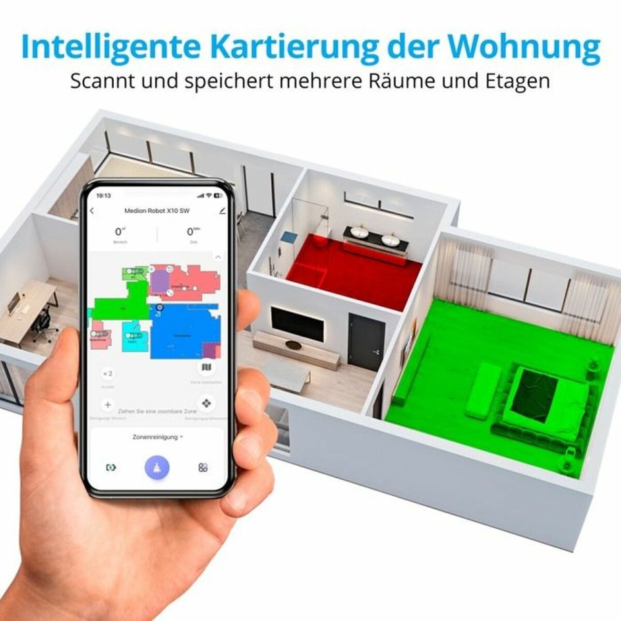 Robotstvsuger Medion MD11782 X10 SW #21